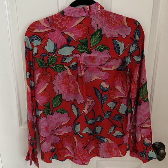 & Other Stories Silk Blouse- Sz 6 - Picture 4 of 4
